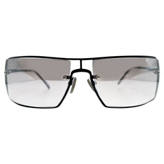 DISKO Y2K SunglassesGunmetal/Grey Flash-Giant Vintage Eyewear