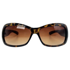 vintage sunglasses with an amber lens and tortoise frame 
