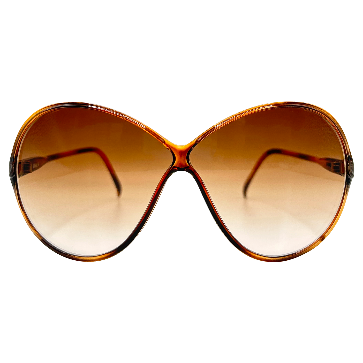 ECCENTRIC Boho Chic Oversized SunglassesTortoise/Amber-Giant Vintage Eyewear