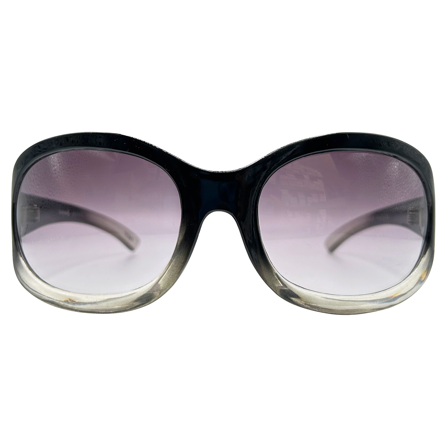 EQUIPT Oversized SunglassesGradient Smoke-Giant Vintage Eyewear