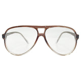 ESQUIRE Clear Aviator GlassesDusk-Giant Vintage Eyewear