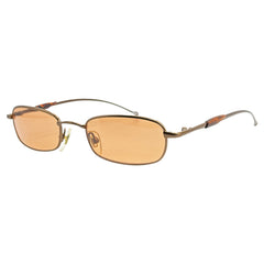 DIXIE 90's Square Oval Metal Sunglasses-Giant Vintage Eyewear