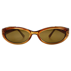 colorful brown jelly sunglasses with a brown lens