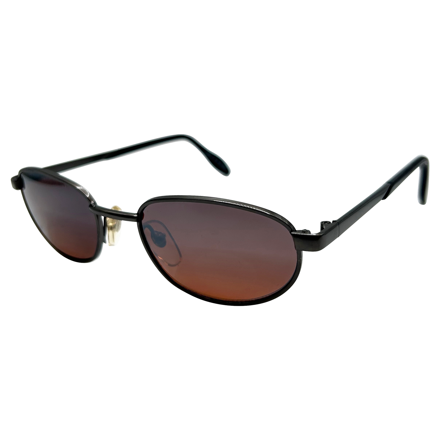 FAST LANE 90s Sunglasses | Blue-Blocker | Day DrivingGunmetal-Giant Vintage Eyewear