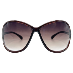 FAUCET Round SunglassesBrown/Smoke-Giant Vintage Eyewear