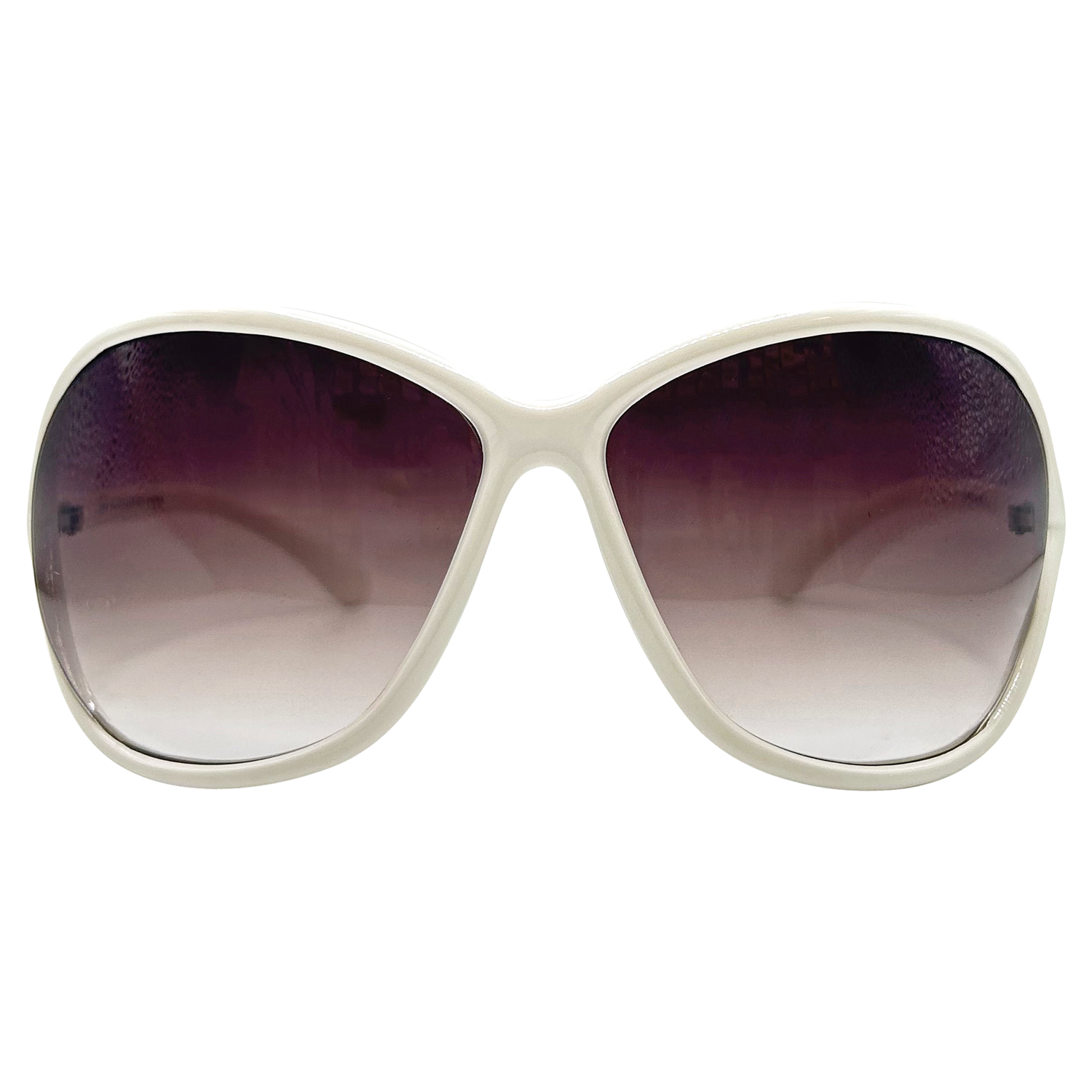 FAUCET Round SunglassesWhite/Smoke-Giant Vintage Eyewear