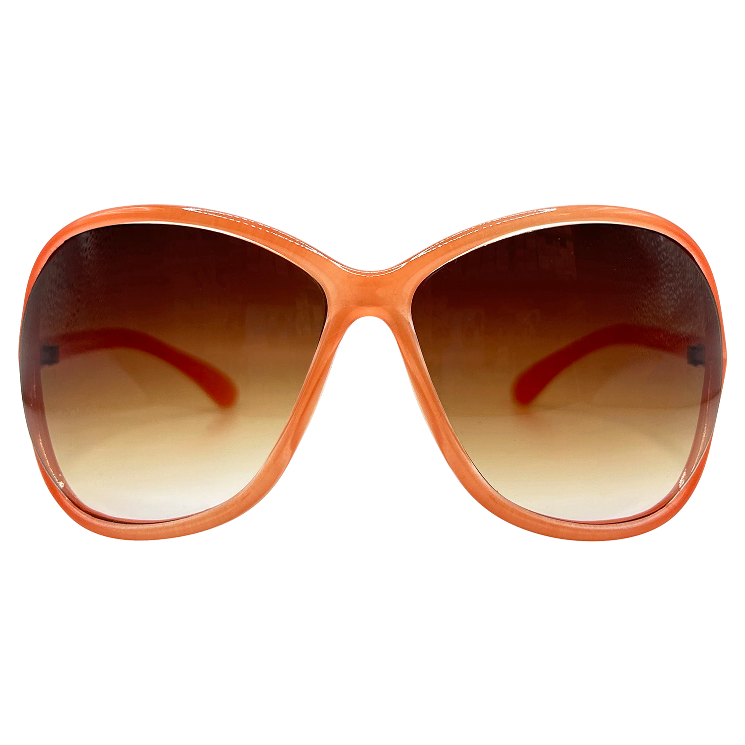 FAUCET Round SunglassesOrange/Amber-Giant Vintage Eyewear