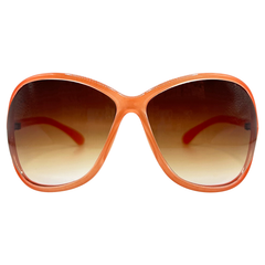 FAUCET Round SunglassesOrange/Amber-Giant Vintage Eyewear