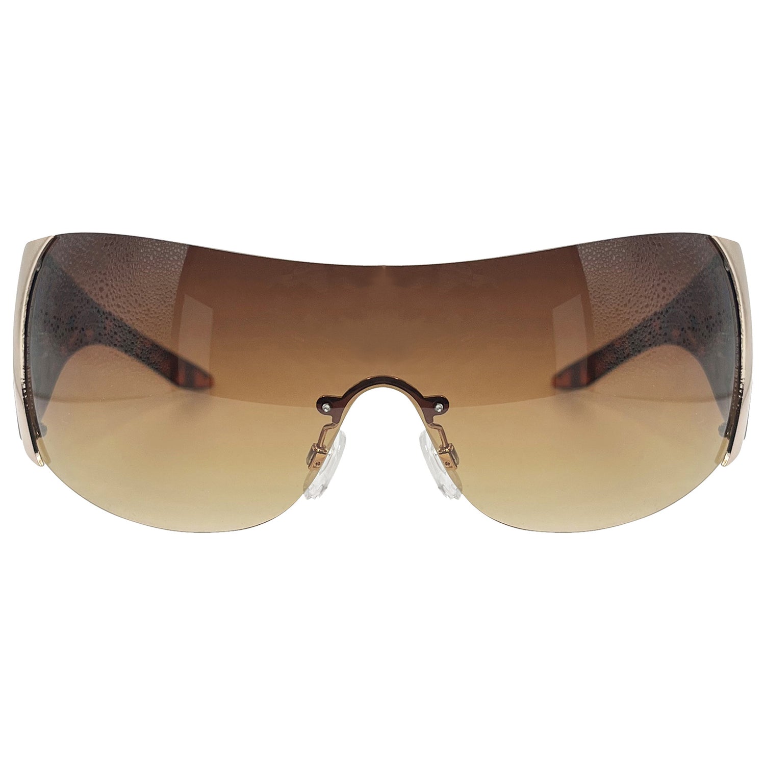 FERGALICIOUS Rimless Shield Sunglasses-Giant Vintage Eyewear