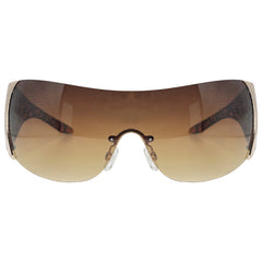 FERGALICIOUS Rimless Shield Sunglasses-Giant Vintage Eyewear