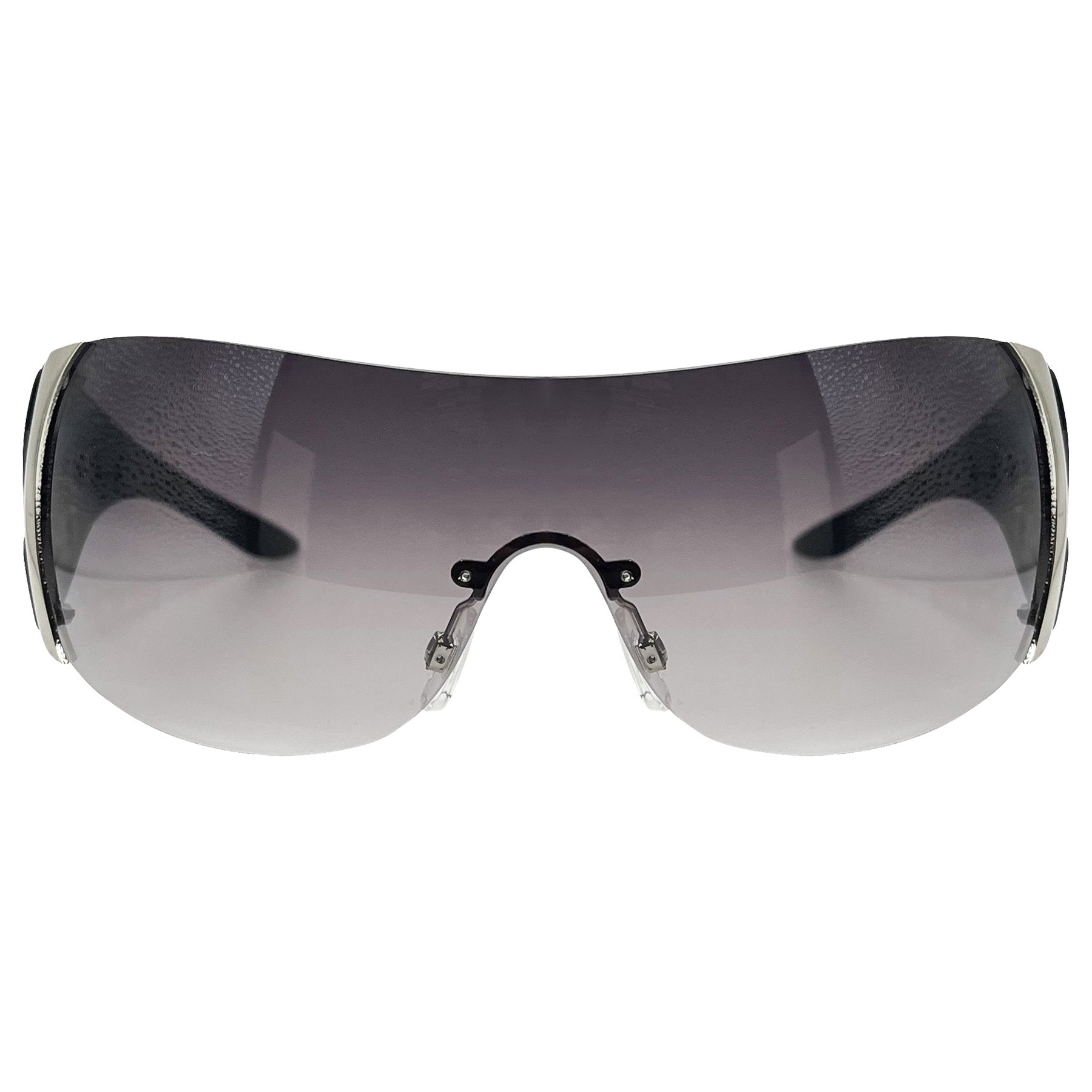 FERGALICIOUS Rimless Shield Sunglasses-Giant Vintage Eyewear