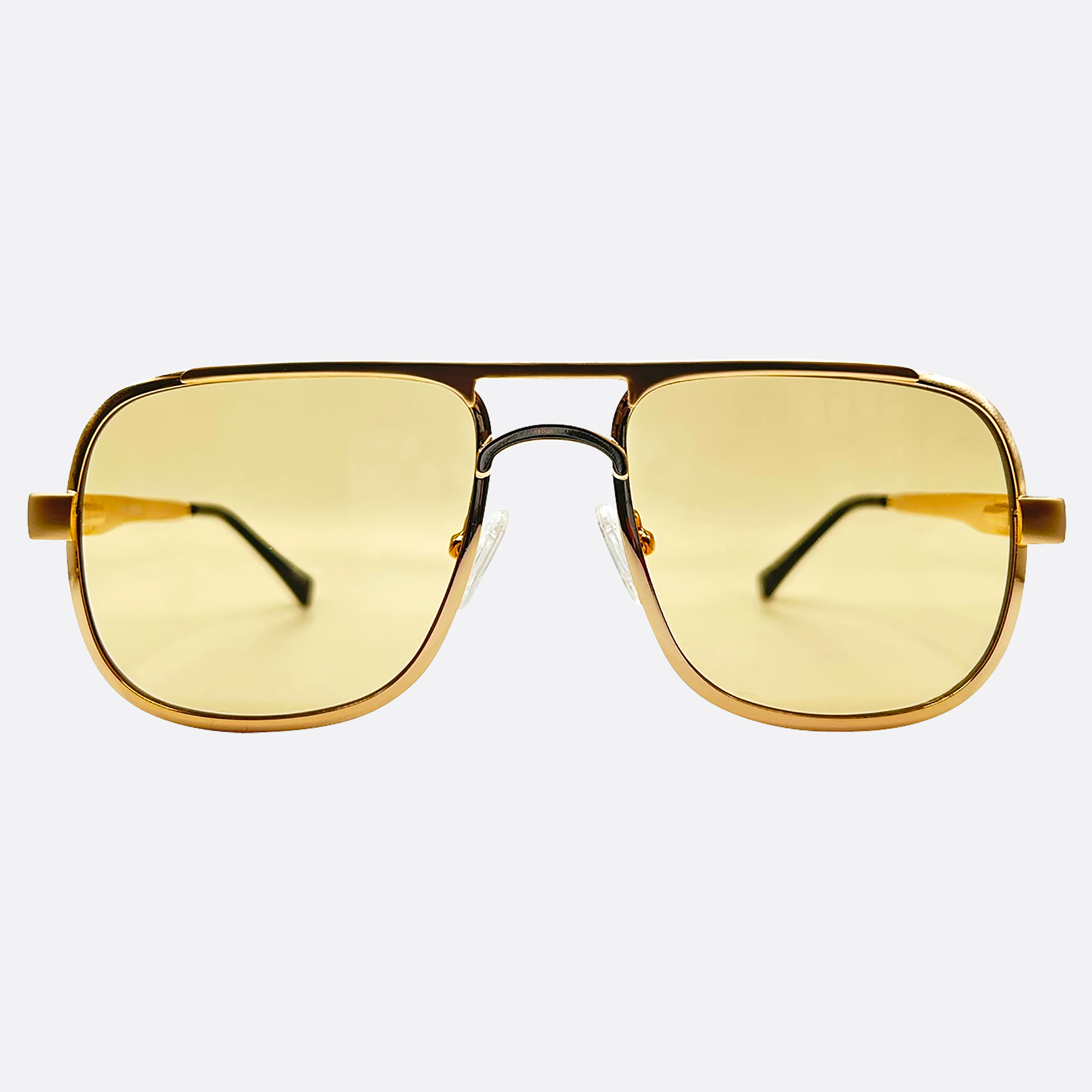 Vintage sunglasses gold sales