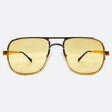 FILLMORE Gold/Tan Limited Edition Giant Vintage Original - Luxe *As Seen On: Renee Rapp*-Giant Vintage Eyewear