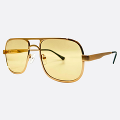 FILLMORE Gold/Tan Limited Edition Giant Vintage Original - Luxe *As Seen On: Renee Rapp*-Giant Vintage Eyewear