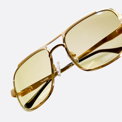 FILLMORE Gold/Tan Limited Edition Giant Vintage Original - Luxe *As Seen On: Renee Rapp*-Giant Vintage Eyewear