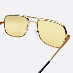 FILLMORE Gold/Tan Limited Edition Giant Vintage Original - Luxe *As Seen On: Renee Rapp*-Giant Vintage Eyewear