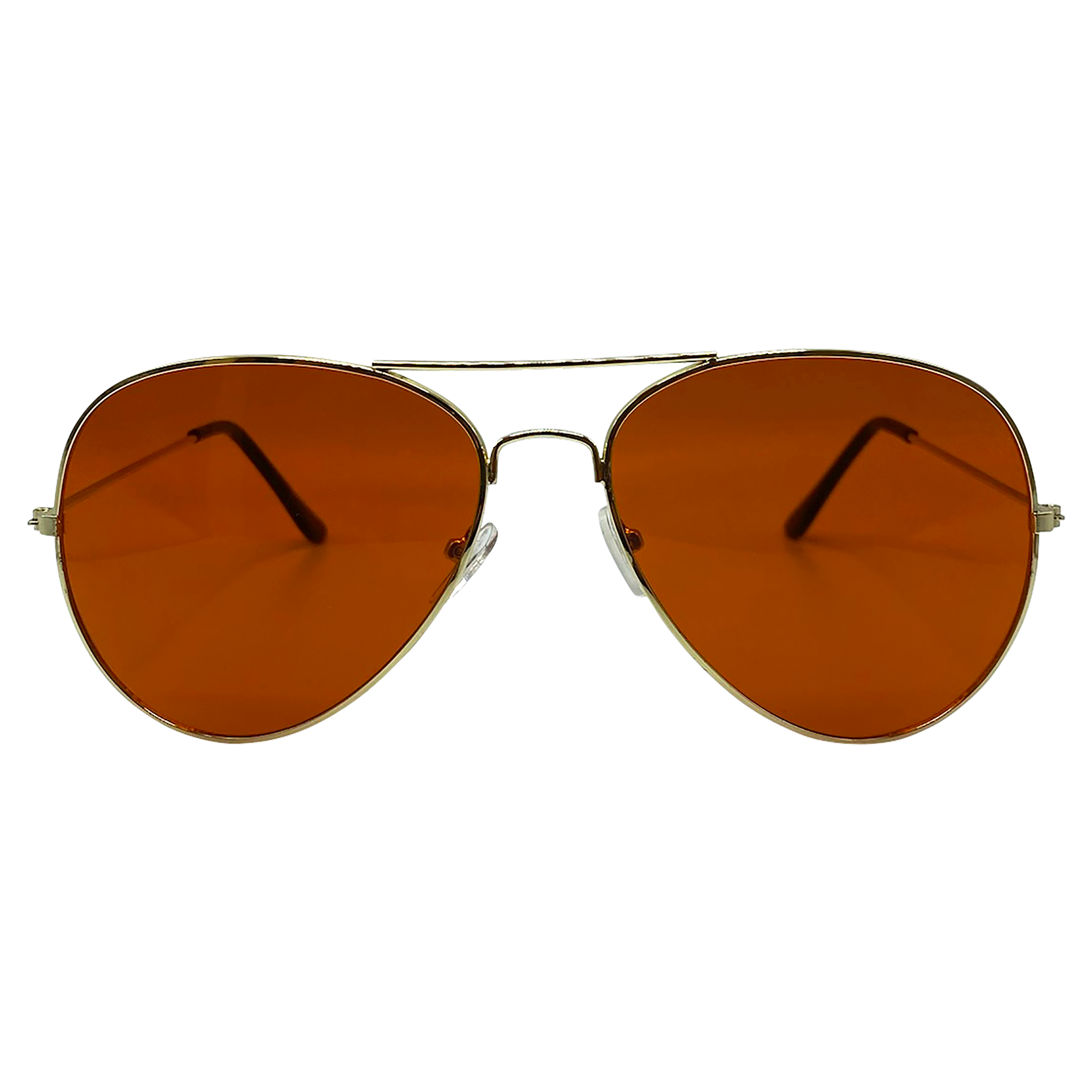 FILTER Gold Aviator Sunglasses | Blue-Blocker | Day Driving
