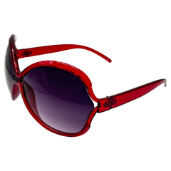 FLARED Boho Sheek Oversized SunglassesCherry/Smoke-Giant Vintage Eyewear