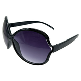 FLARED Boho Sheek Oversized SunglassesBlack/Smoke-Giant Vintage Eyewear