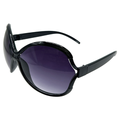 FLARED Boho Sheek Oversized SunglassesBlack/Smoke-Giant Vintage Eyewear
