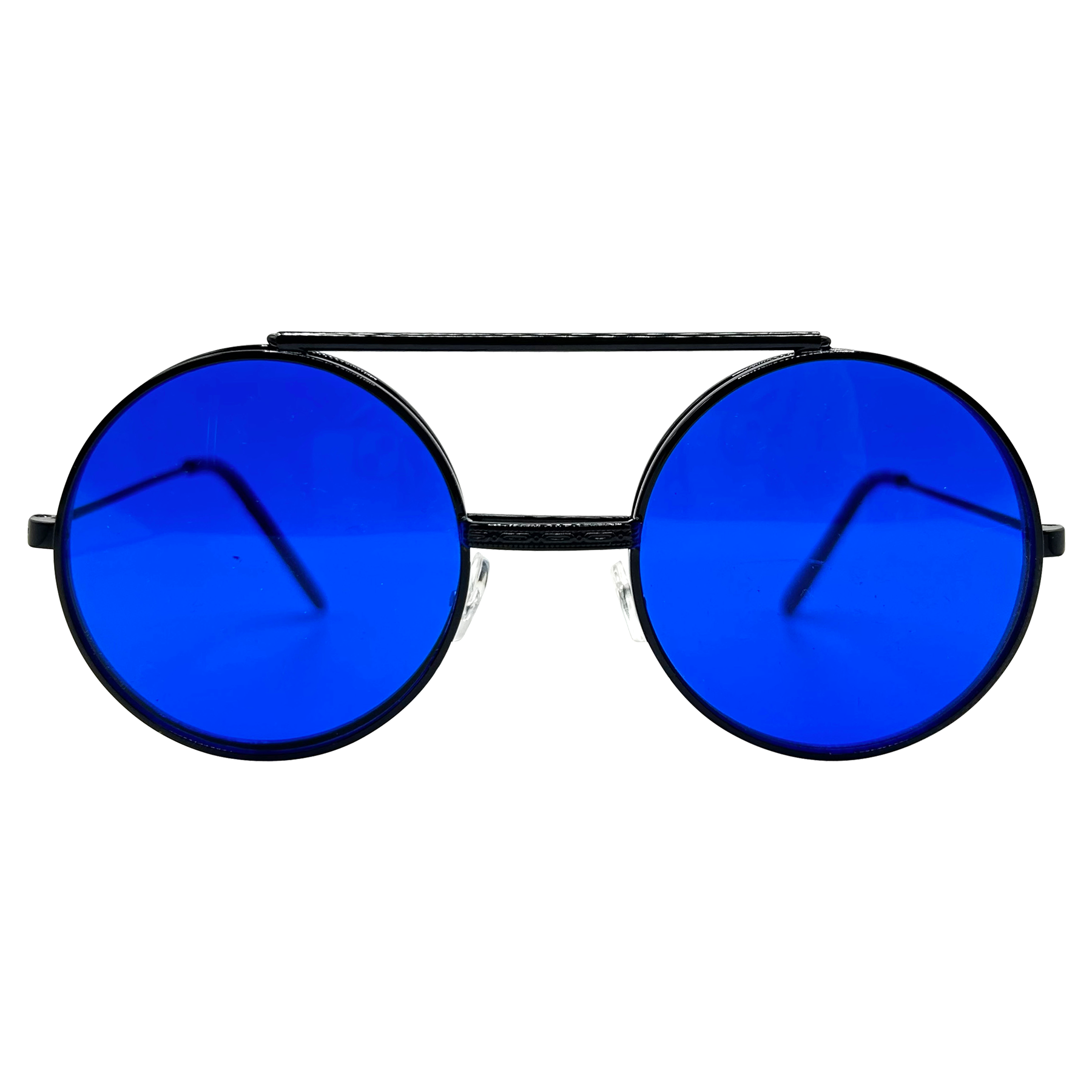 FLIP-CO Black/Blue Flip-Up Sunglasses