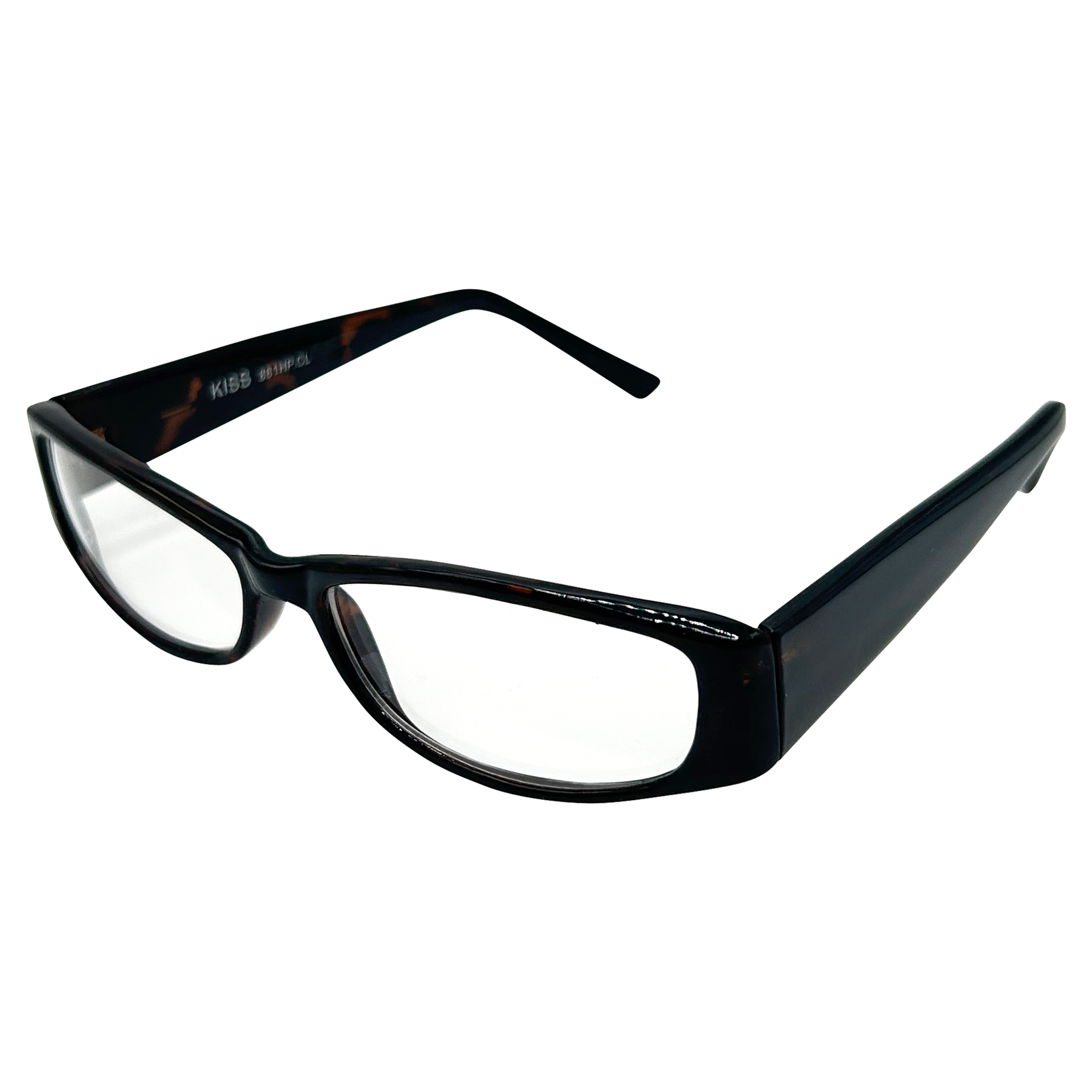 FRAGILE Small Clear Rectangular 90s Glasses