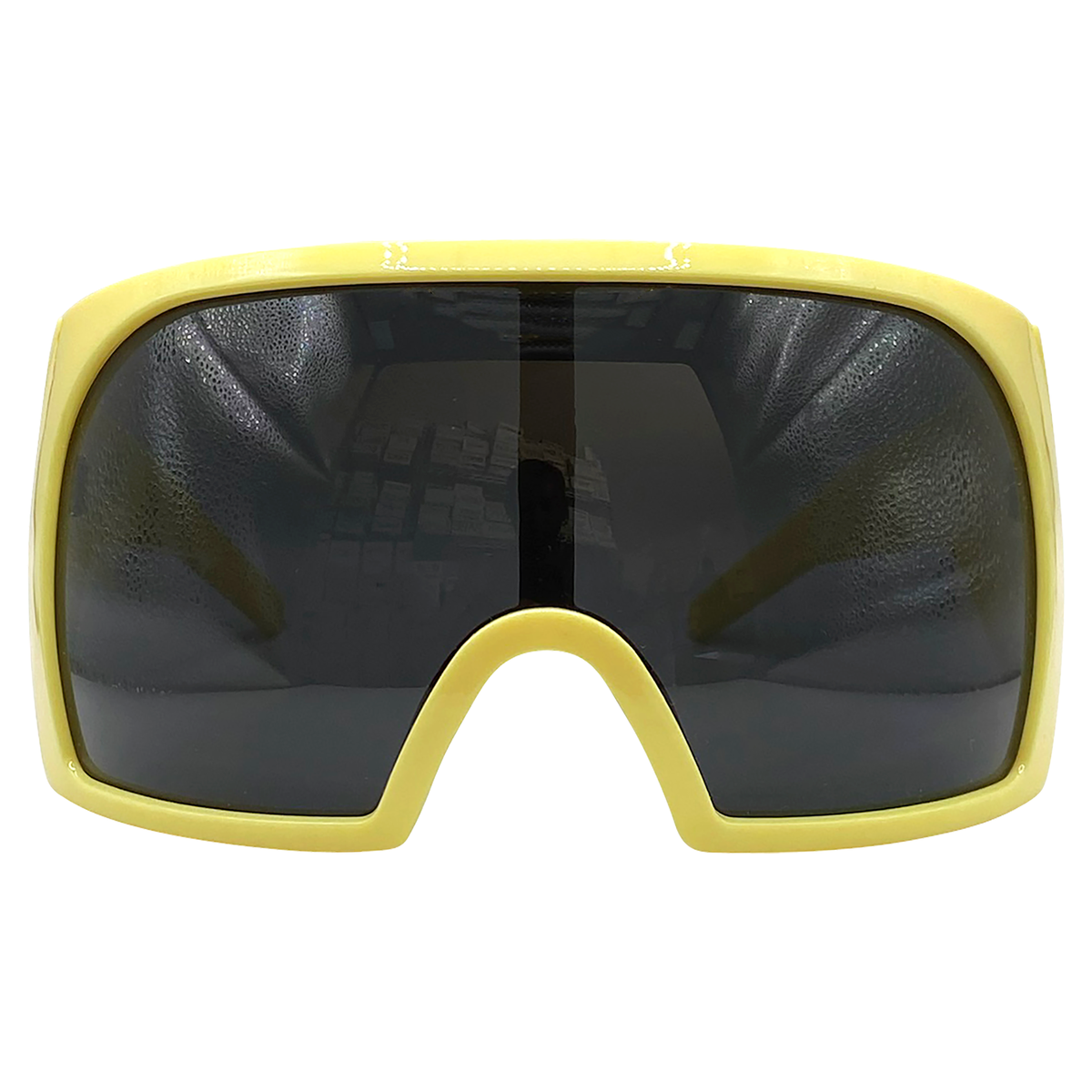 FROZE Oversized Futuristic Shield Sunglasses-Giant Vintage Eyewear