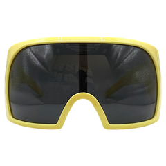 FROZE Oversized Futuristic Shield Sunglasses-Giant Vintage Eyewear