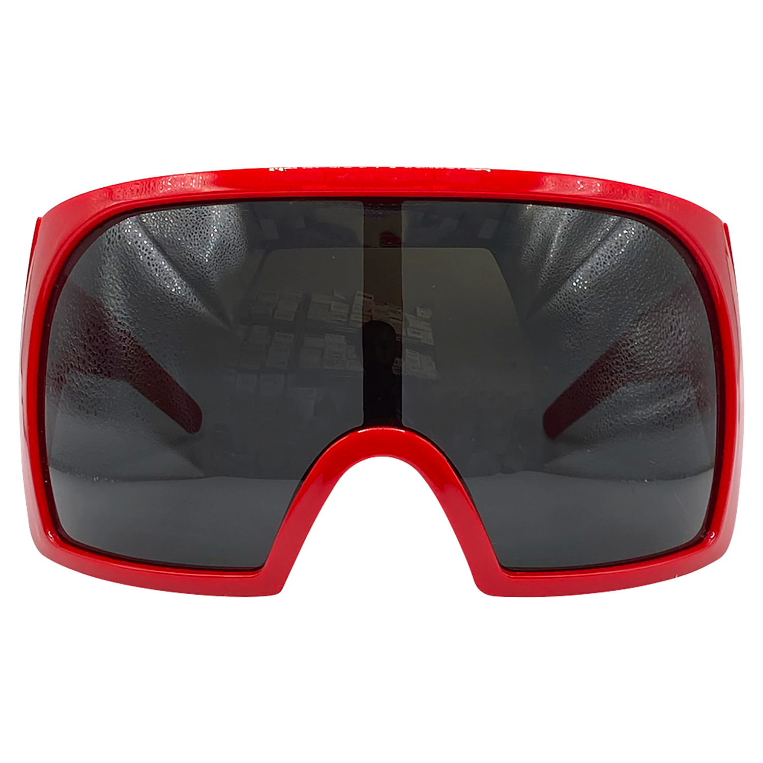 FROZE Oversized Futuristic Shield Sunglasses-Giant Vintage Eyewear