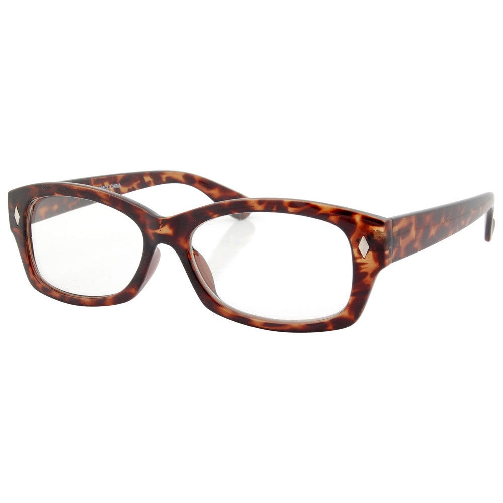 CHONG Tortoise Clear Glasses-Giant Vintage Eyewear