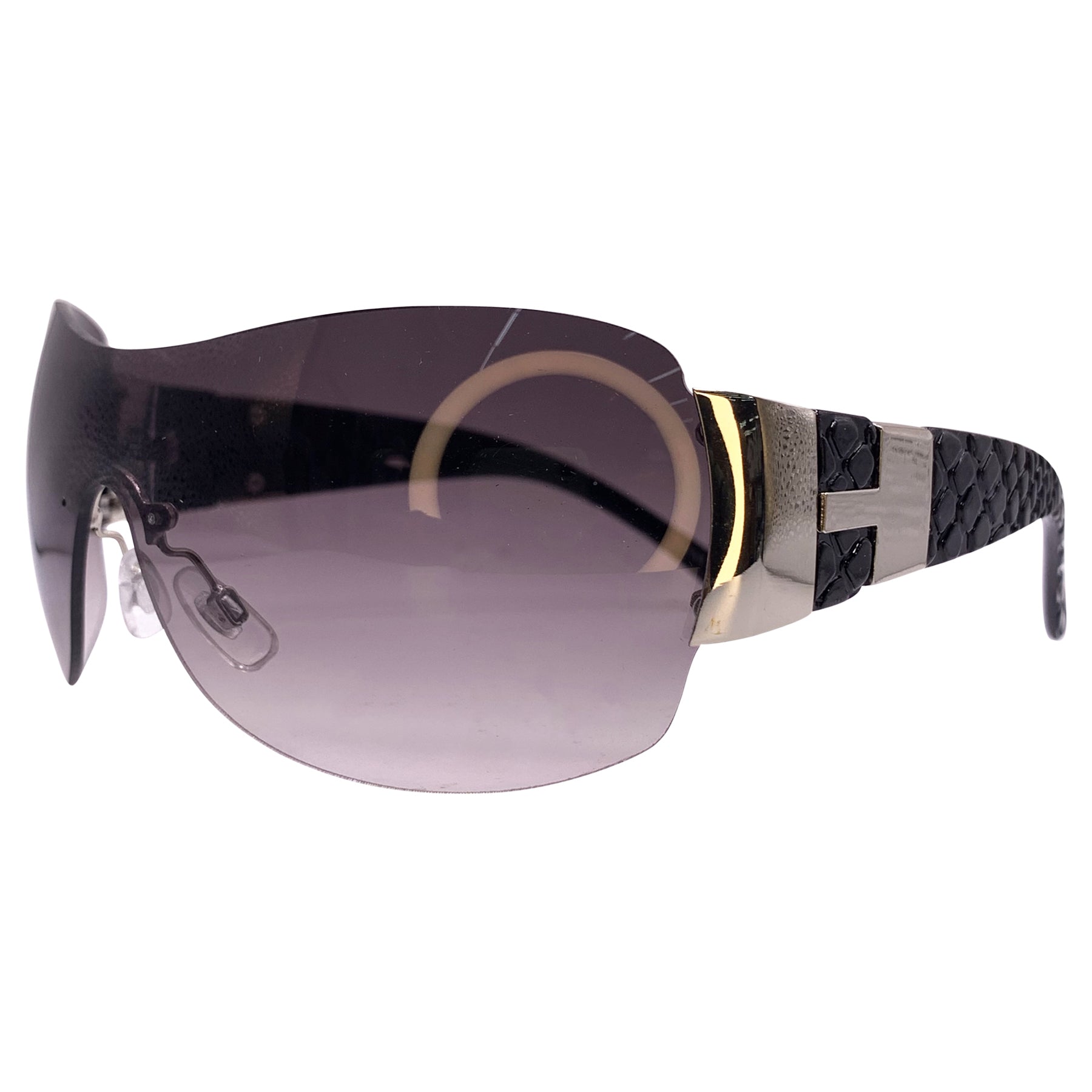 GAGGED Y2K Rimless Shield Sunglasses | Giant Vintage Eyewear
