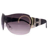 GAGGED Y2K Rimless Shield Sunglasses-Giant Vintage Eyewear