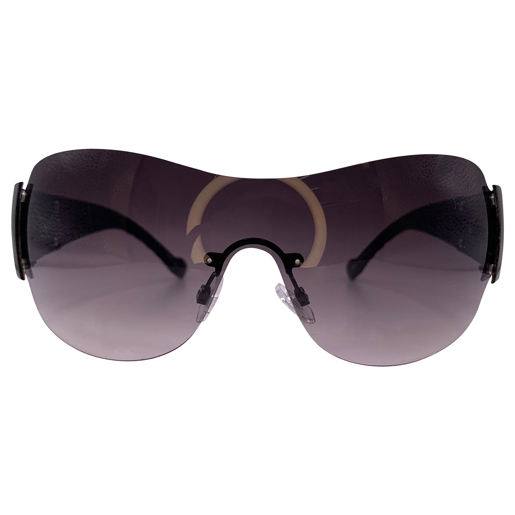 GAGGED Y2K Rimless Shield Sunglasses | Giant Vintage Eyewear
