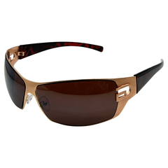 GENERATE Shield Y2K SunglassesGold/Brown-Giant Vintage Eyewear
