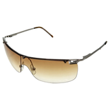 GiGi ALLEN Silver/Amber Y2k Rimless SunglassesSilver/Amber-Giant Vintage Eyewear