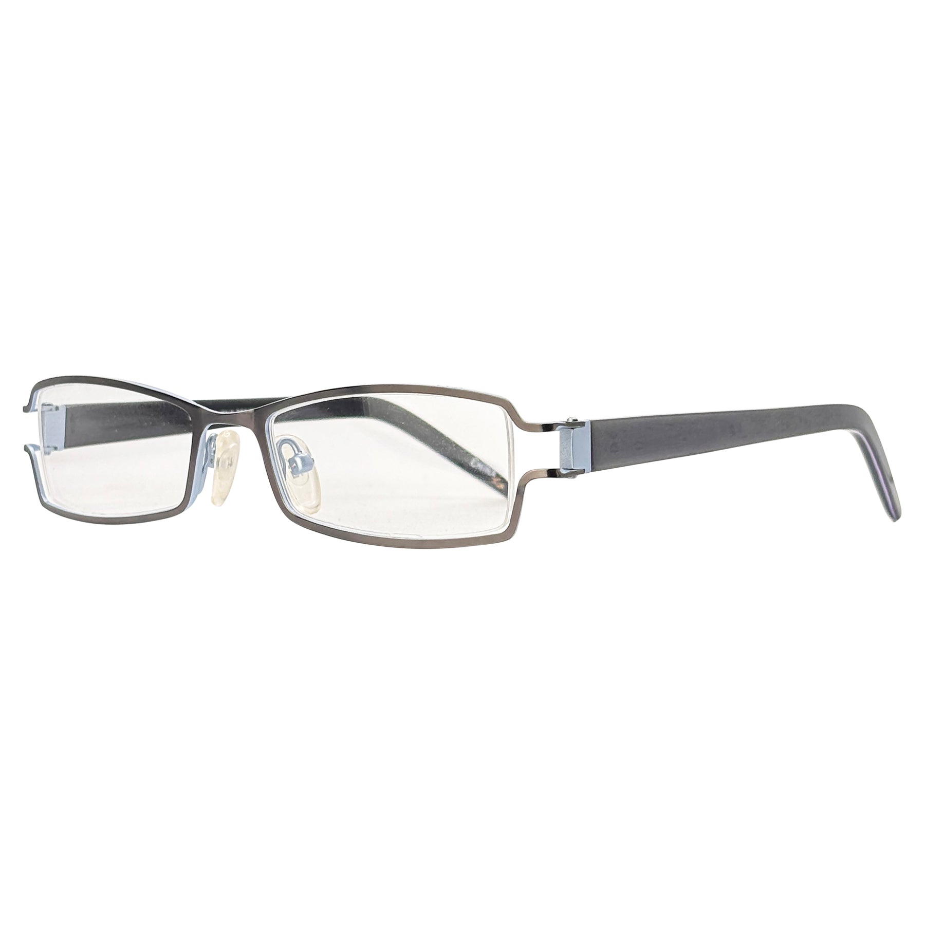 GIRL CODE Bayonetta GlassesGunmetal/Blue-Giant Vintage Eyewear