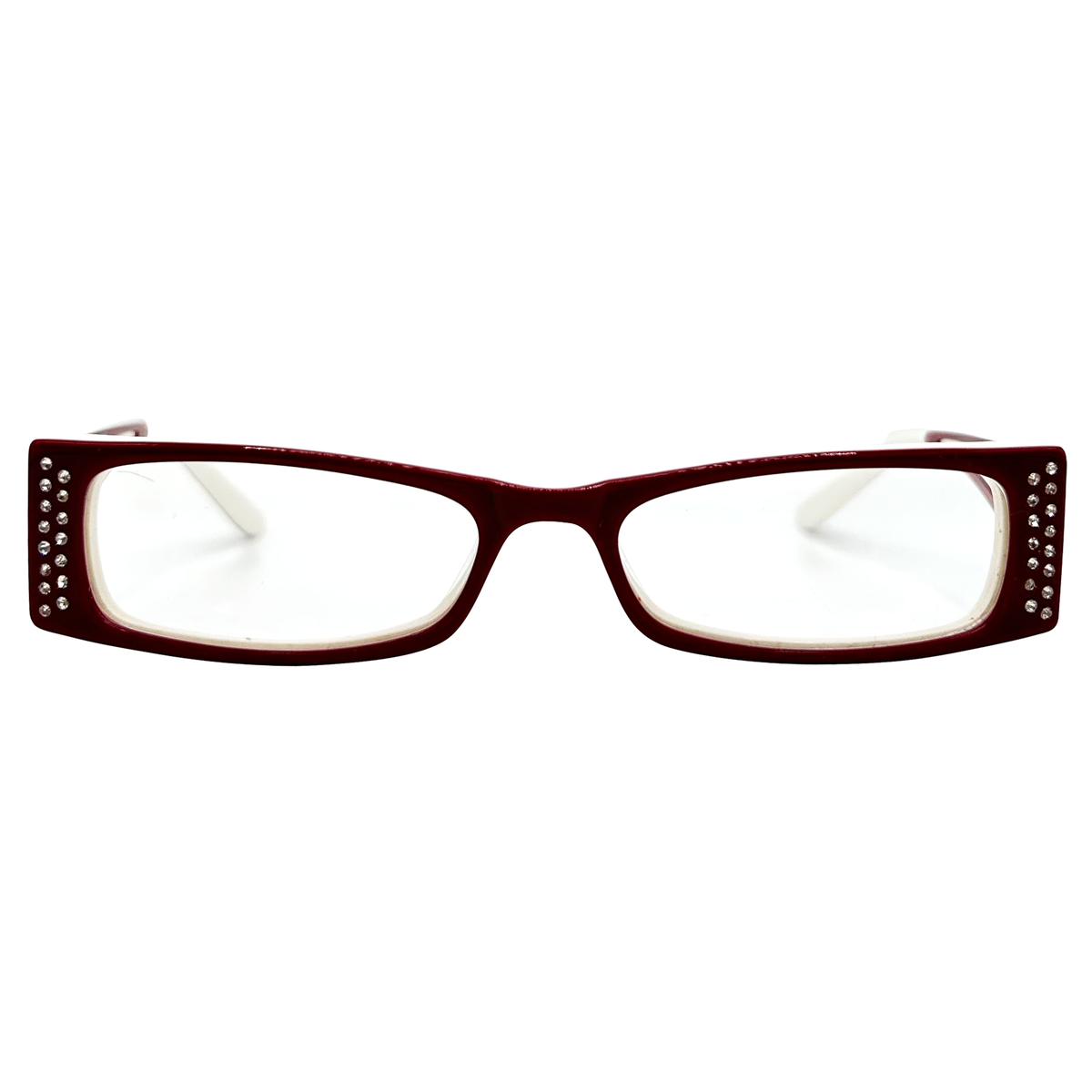 SOULLESS Small Clear Rectangular 90s Glasses-Giant Vintage Eyewear