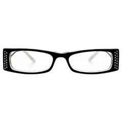 SOULLESS Small Clear Rectangular 90s Glasses-Giant Vintage Eyewear
