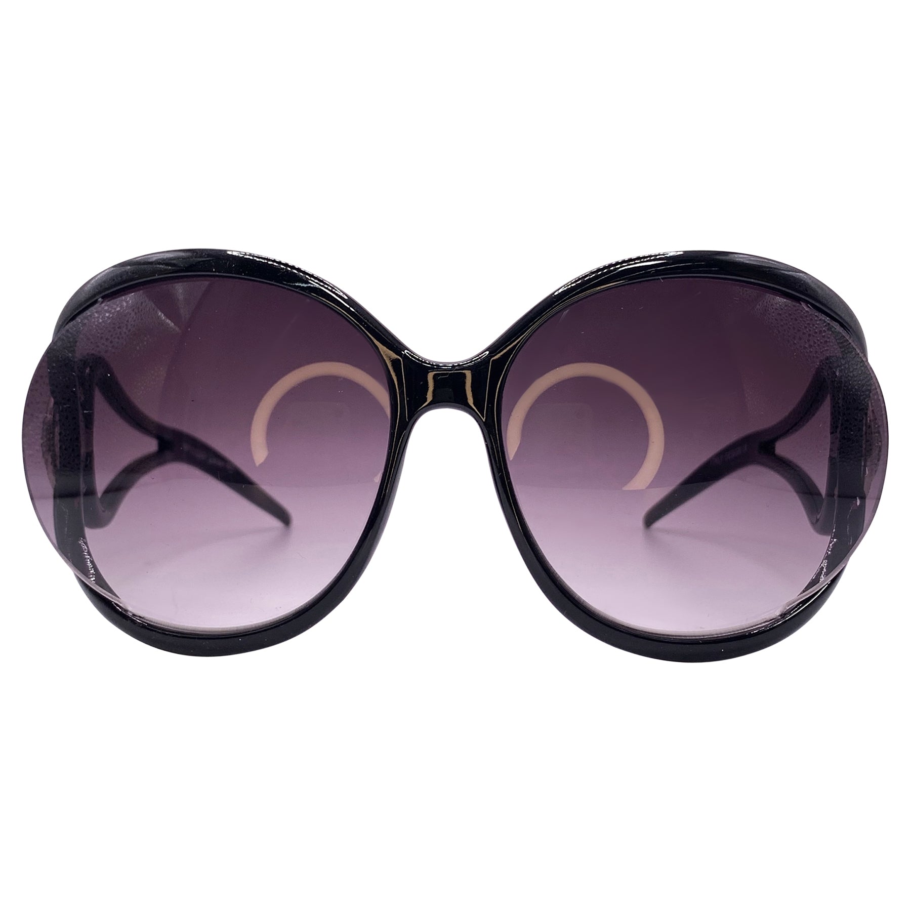 GOOD GIRL Round Oversized Boho Sunglasses -Giant Vintage Eyewear