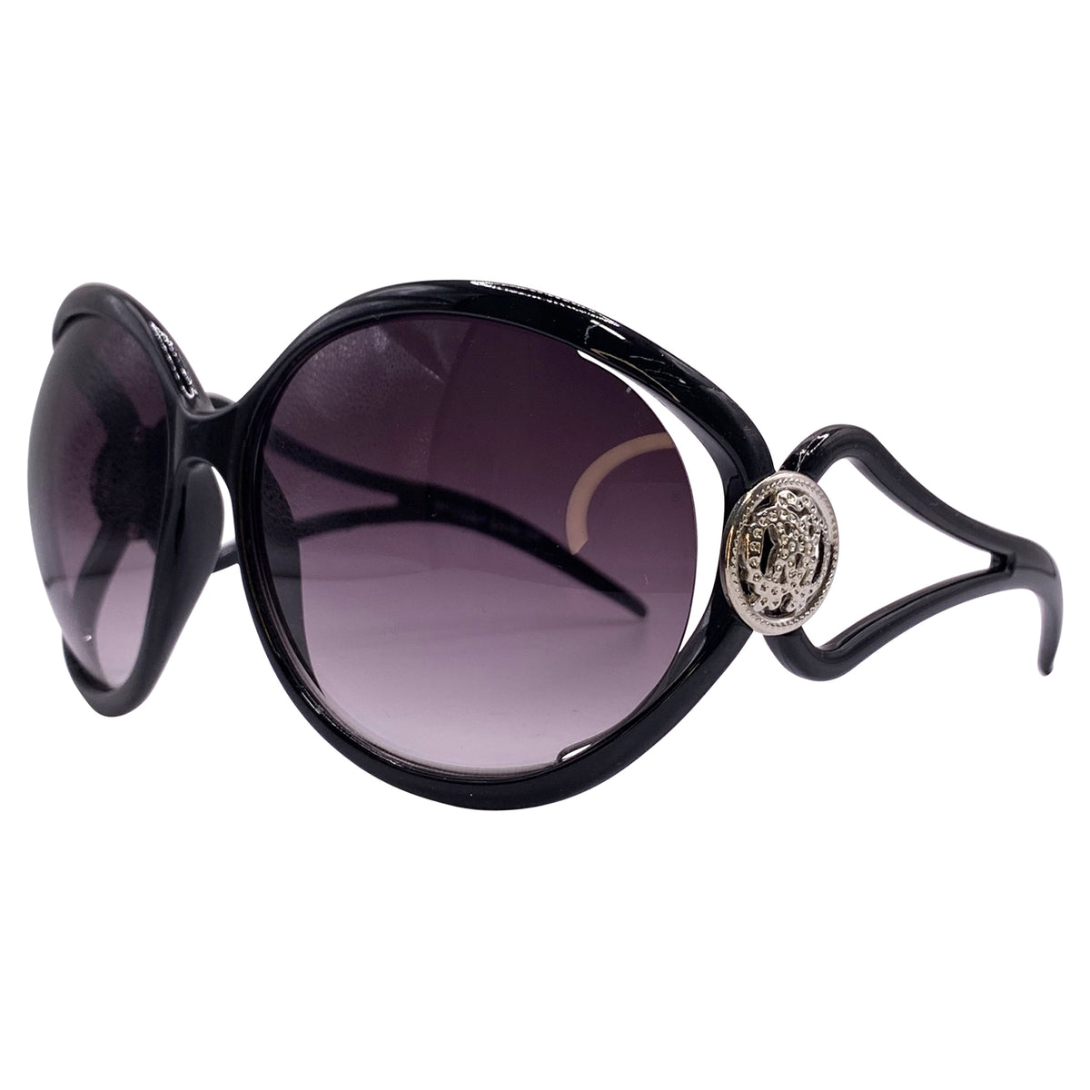 GOOD GIRL Round Oversized Boho Sunglasses -Giant Vintage Eyewear