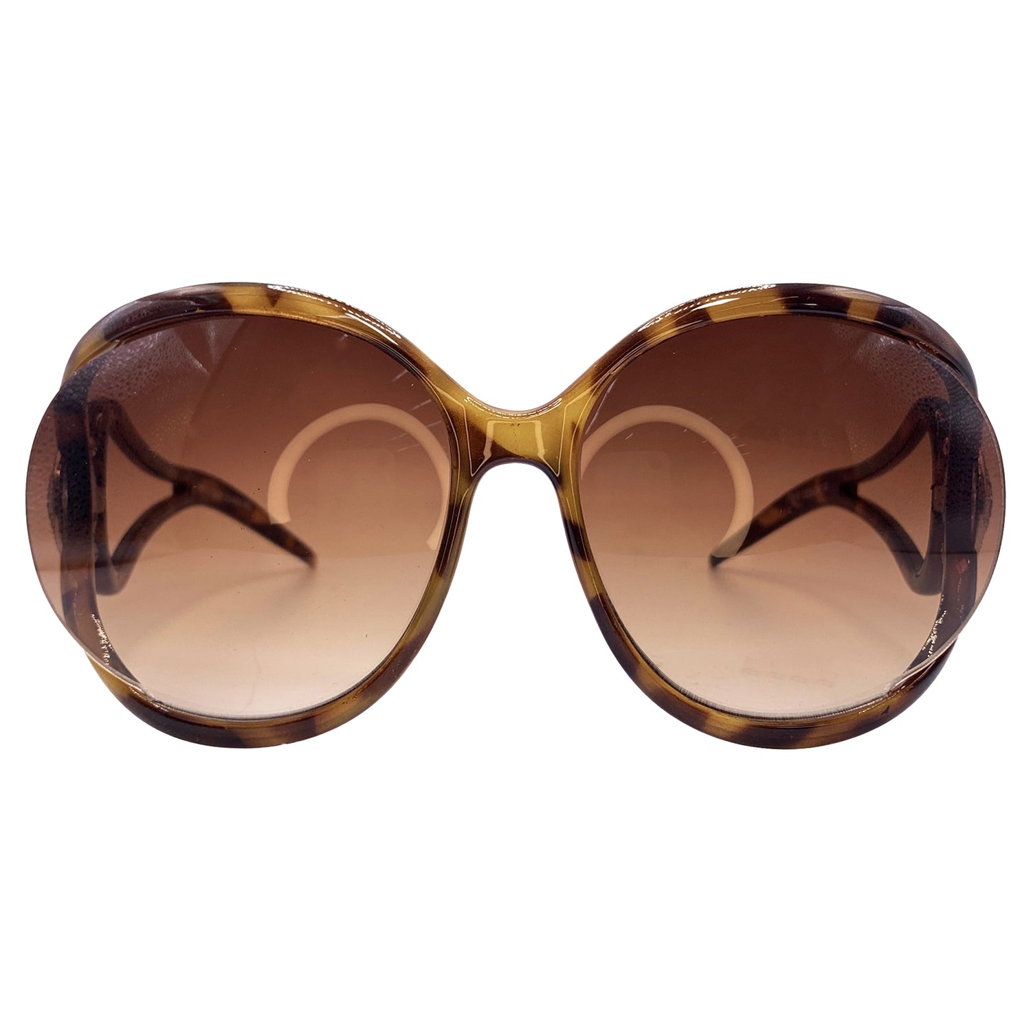 GOOD GIRL Round Oversized Boho Sunglasses -Giant Vintage Eyewear