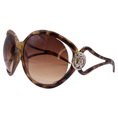 GOOD GIRL Round Oversized Boho Sunglasses -Giant Vintage Eyewear