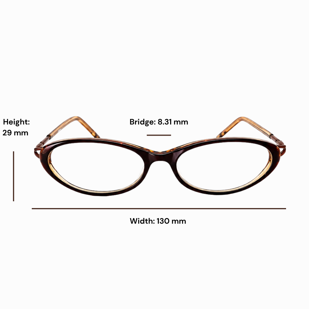 BANDAGE-Giant Vintage Eyewear Measurements