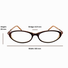 BANDAGE-Giant Vintage Eyewear Measurements