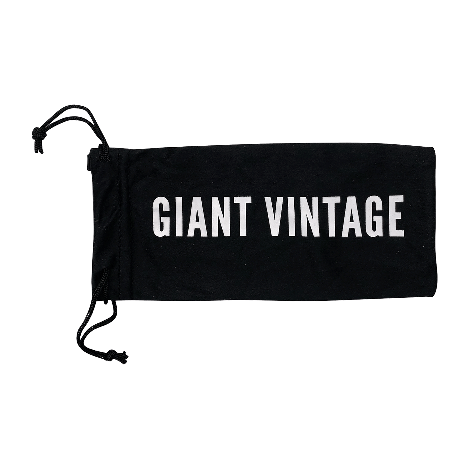 Giant Vintage Logo Soft Reusable Sunglasses Pouch with DrawstringGV Logo-Giant Vintage Eyewear