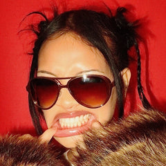 ABSOLUTELY Aviator 70s Sunglasses-Giant Vintage Eyewear