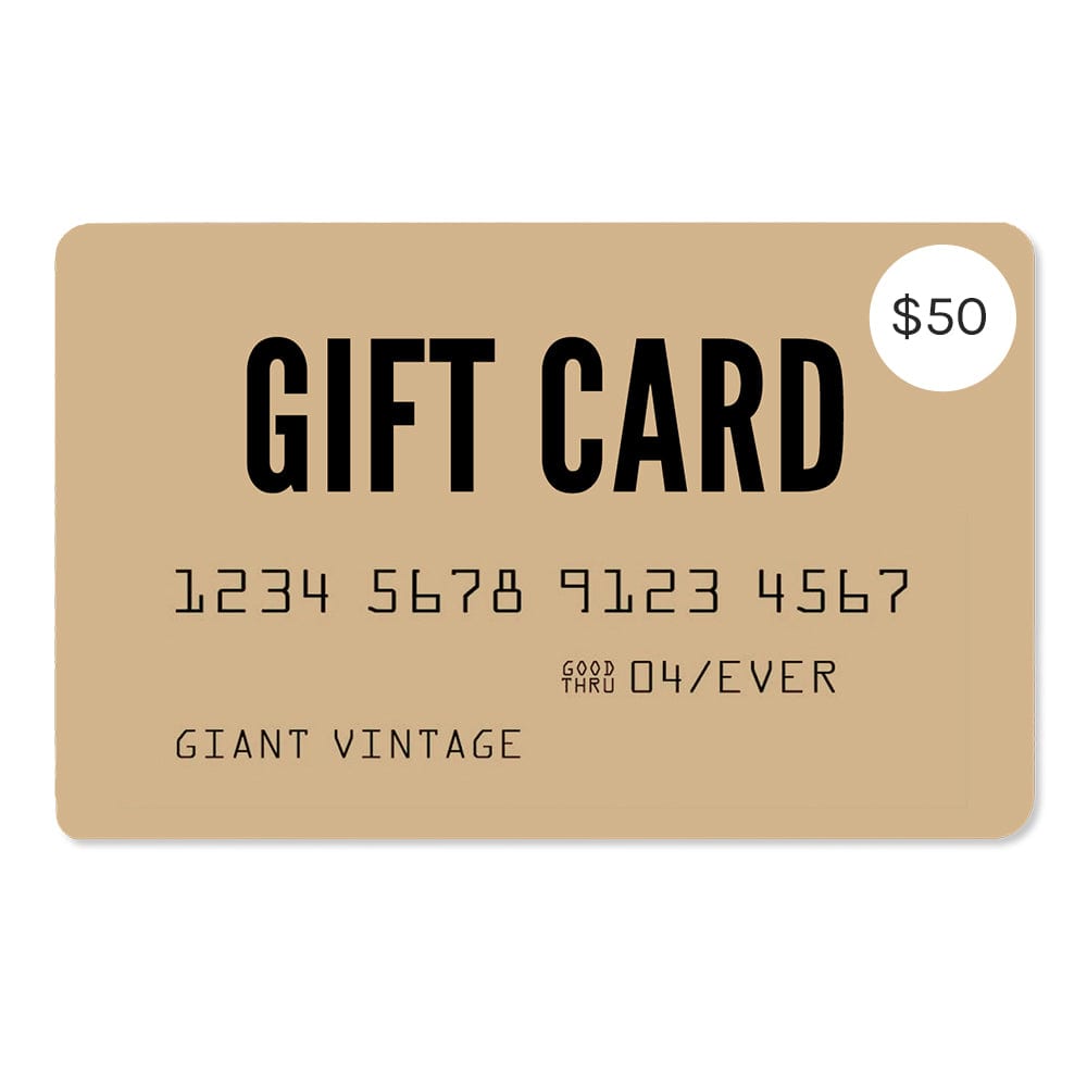 Giant Vintage $50 Gift Card