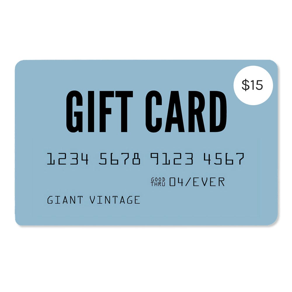 Giant Vintage $15 Gift Card