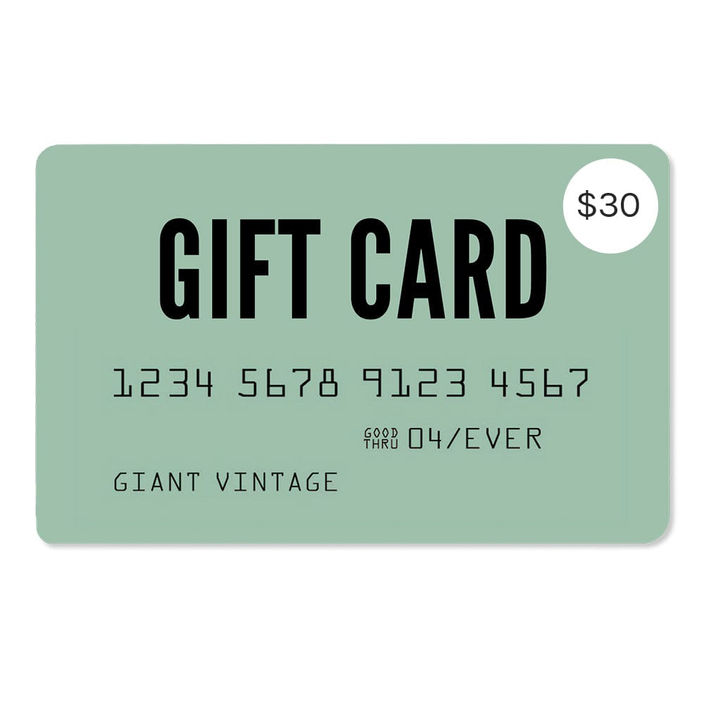 Giant Vintage $30 Gift Card