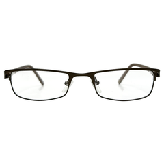 BLINDSIDED Small Clear Rectangular 90s Glasses-Giant Vintage Eyewear